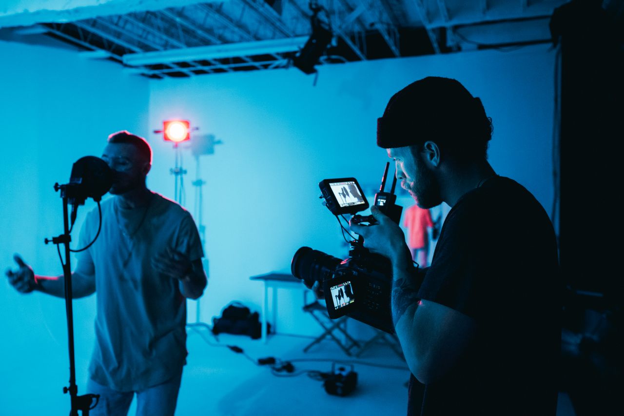 Song being placed into a film scene through a sync licensing deal