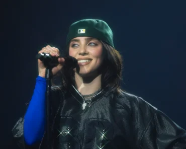 Billie Eilish speaking during a press interview, representing her most talked-about interview moments