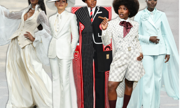 A themed exhibition display at the Met's Costume Institute, representing how each year's Met Gala dress code is determined