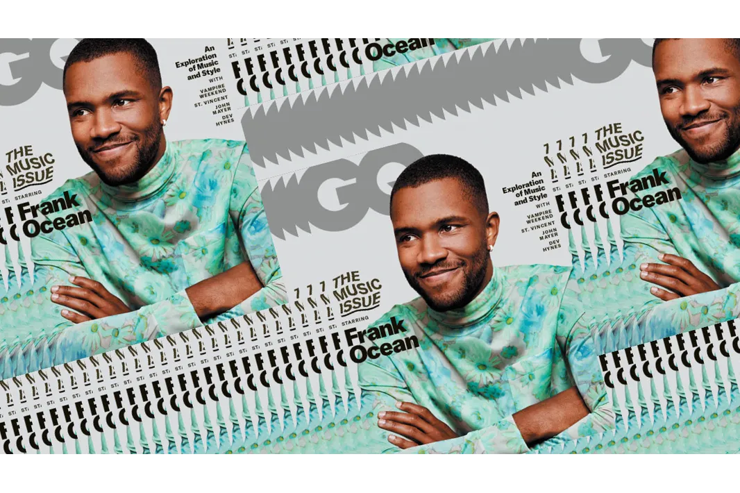Frank Ocean during a rare public appearance, representing the scarcity and significance of his interviews
