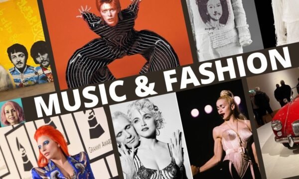 Archival concert and fashion imagery being reissued, representing the rise of nostalgia marketing in music and fashion