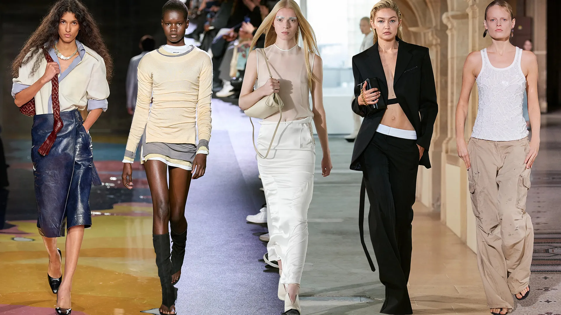 A celebrity wearing an understated, tailored outfit without visible logos, representing the rise of quiet luxury in celebrity style