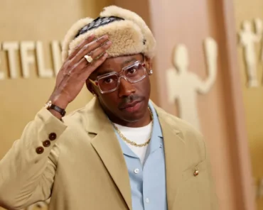 Tyler, The Creator speaking during an interview, representing his evolving public persona over the years