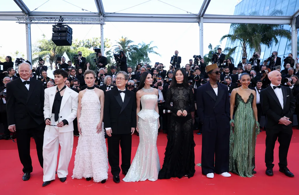 A formal red carpet look at the 2026 Cannes Film Festival, representing the event's fashion and celebrity crossover moments