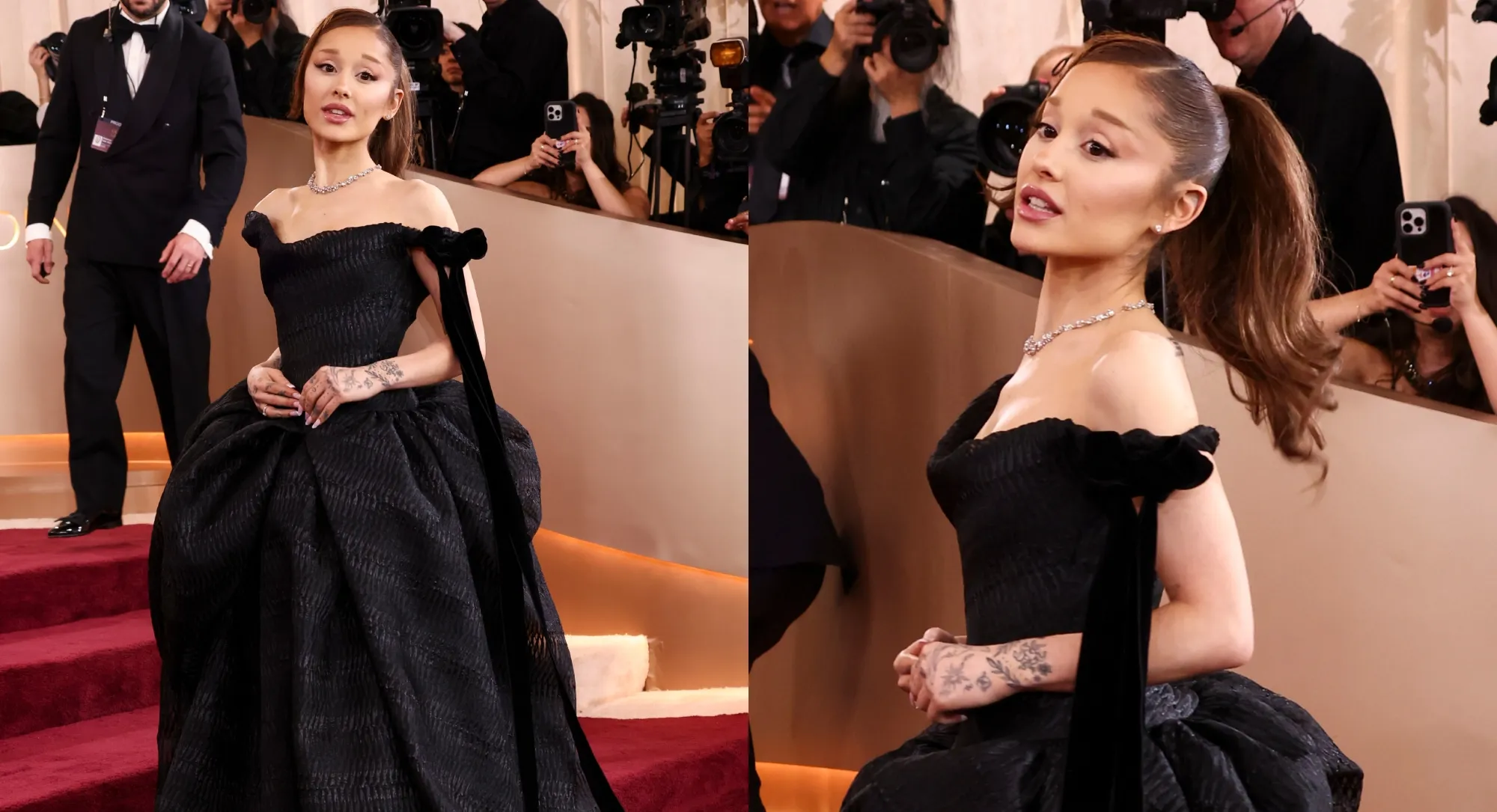 Ariana Grande's Vivienne Westwood gown at the 2026 Golden Globes, representing the ceremony's standout fashion moments