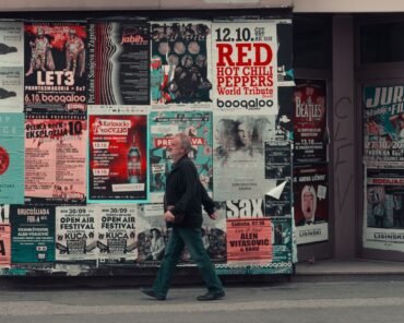 Promotional billboards for a new album release, representing how album rollouts have evolved into full marketing campaigns