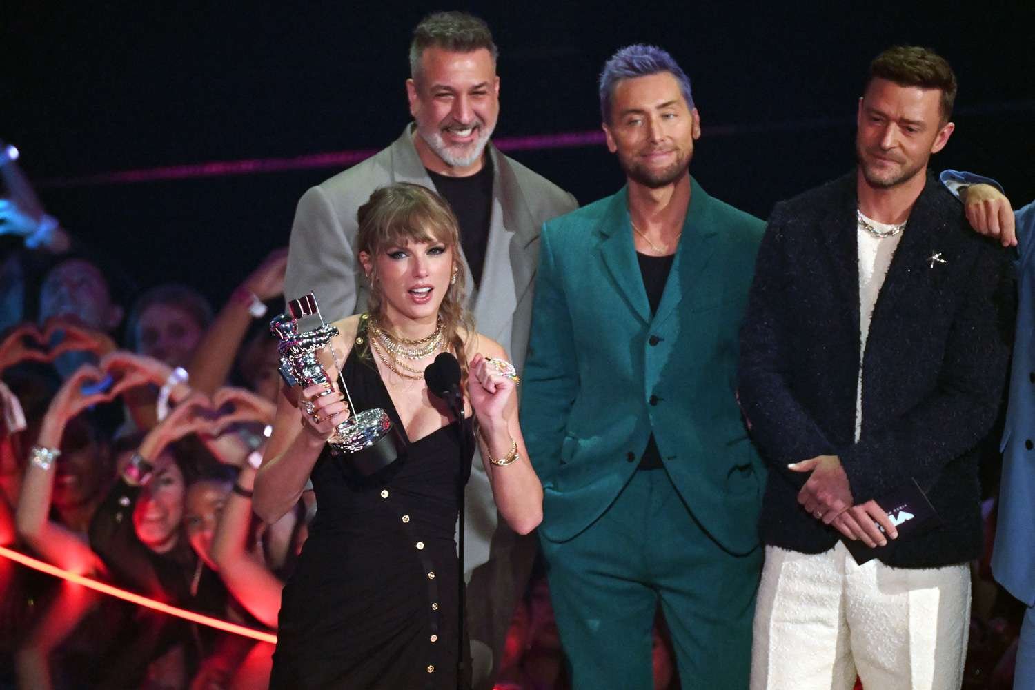 A performer on stage at the MTV Video Music Awards, representing the show's history of memorable live moments