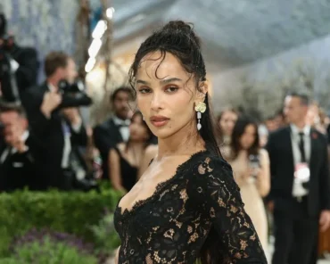 Zoë Kravitz at a public appearance, representing her multi-hyphenate career across acting, music, and fashion