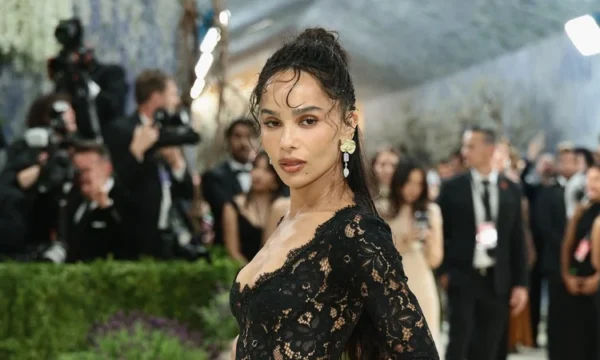 Zoë Kravitz at a public appearance, representing her multi-hyphenate career across acting, music, and fashion