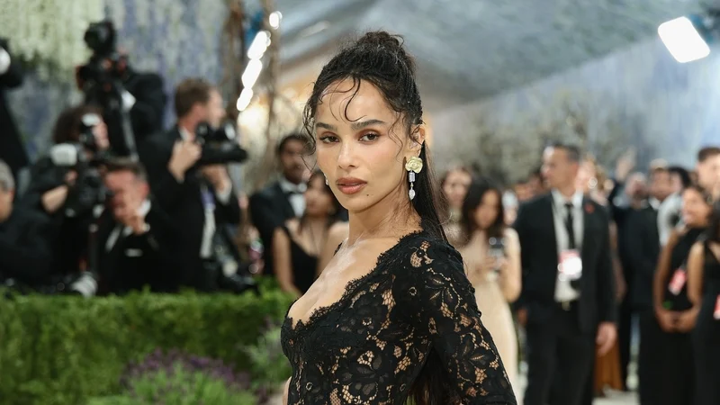Zoë Kravitz at a public appearance, representing her multi-hyphenate career across acting, music, and fashion