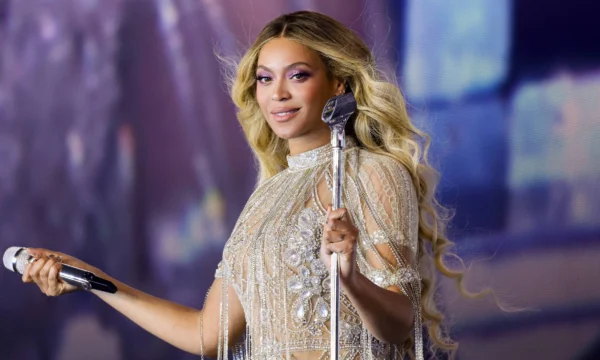 Beyoncé performing on stage, representing a decade-by-decade breakdown of her musical eras