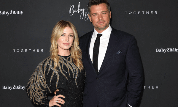 Tom Welling and Jessica Rose Lee at their cowboy-themed wedding