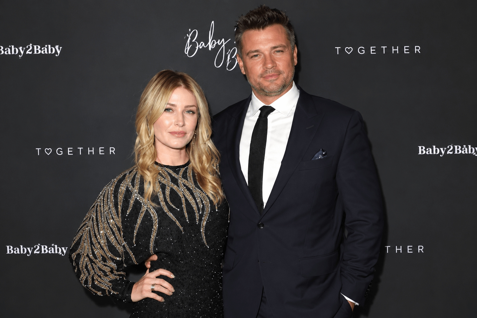 Tom Welling and Jessica Rose Lee at their cowboy-themed wedding